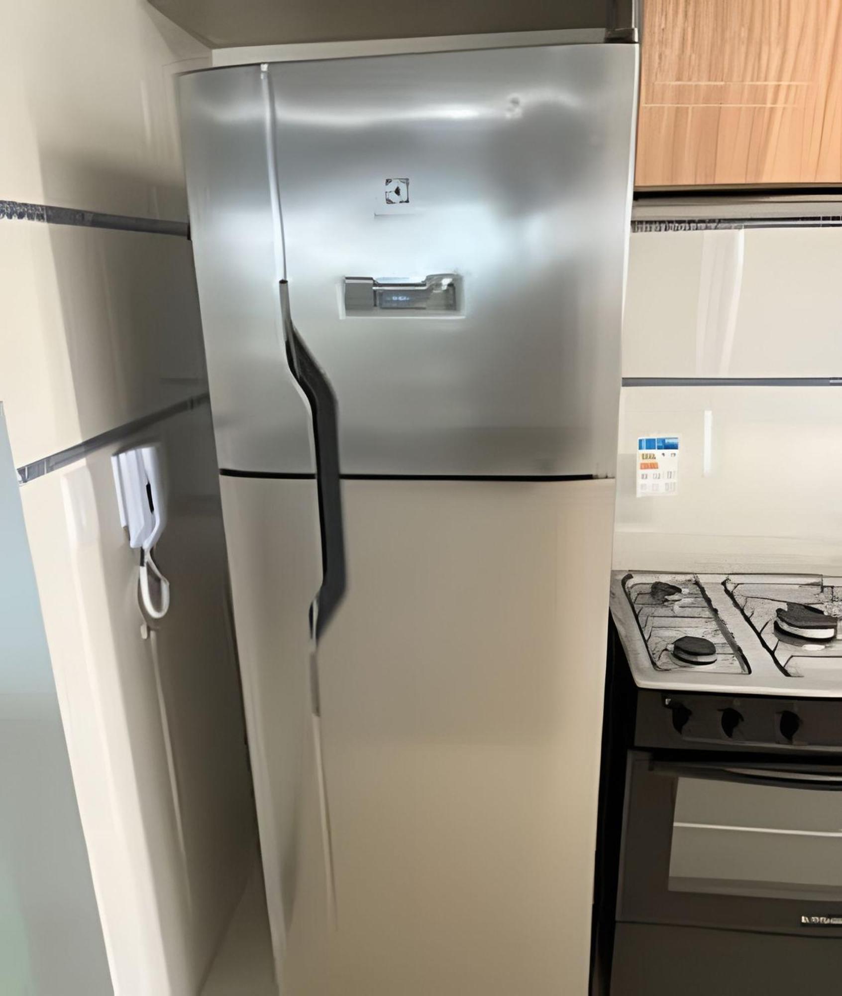 Apartamento Varanda E Churrasqueira Pe Na Areia Pg Praia Grande  Bagian luar foto