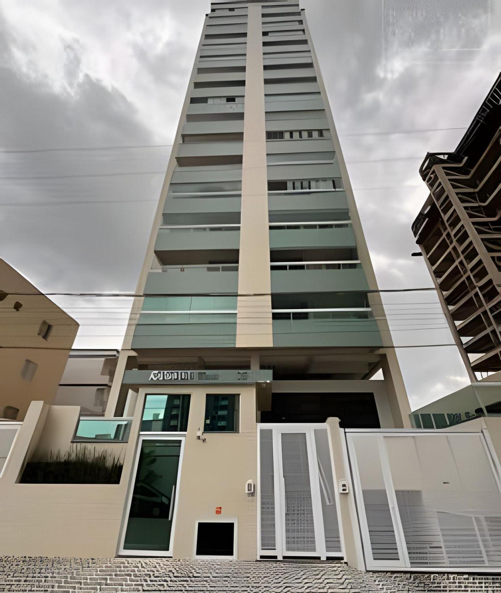 Apartamento Varanda E Churrasqueira Pe Na Areia Pg Praia Grande  Bagian luar foto