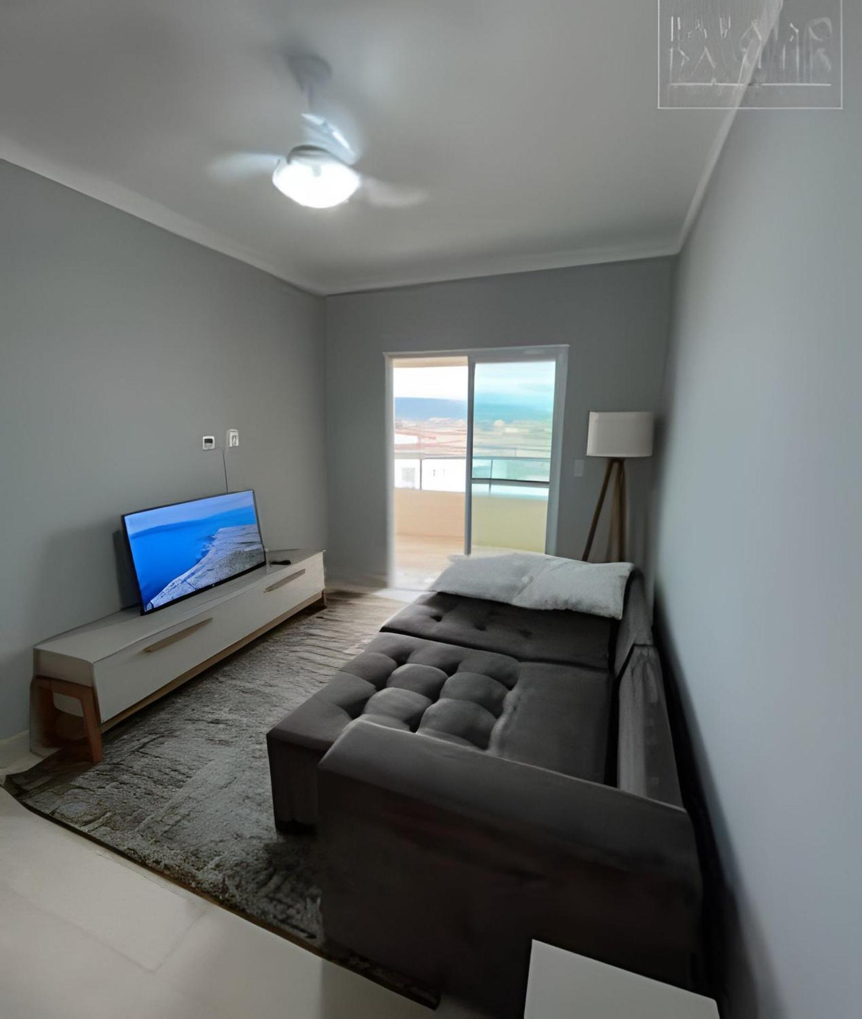 Apartamento Varanda E Churrasqueira Pe Na Areia Pg Praia Grande  Bagian luar foto