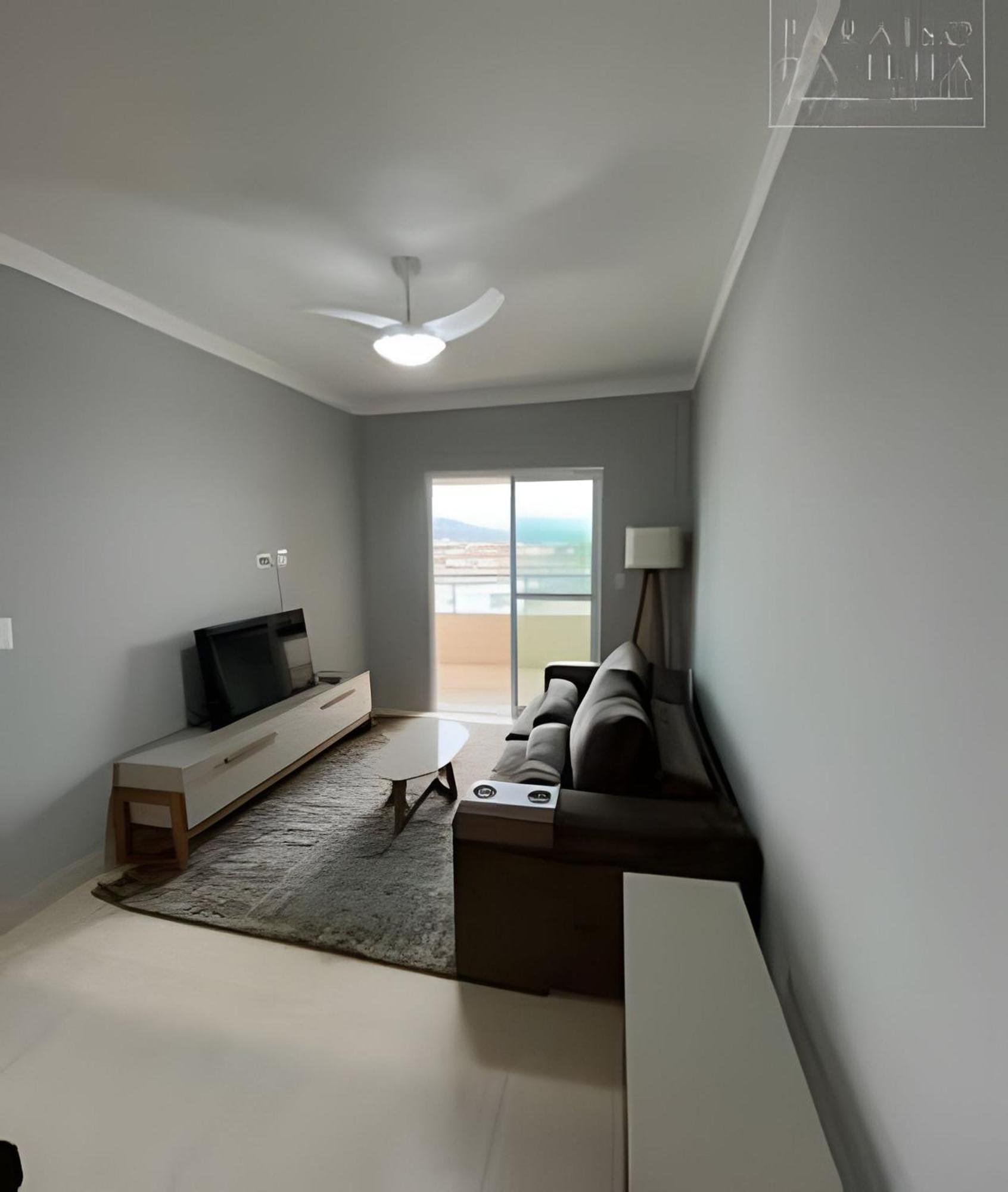 Apartamento Varanda E Churrasqueira Pe Na Areia Pg Praia Grande  Bagian luar foto